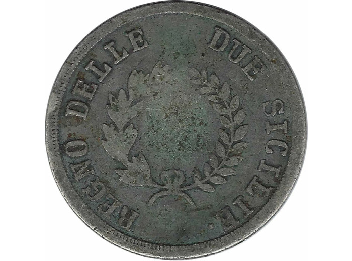 ITALIE (NAPLES) 2 LIRA 1813 GIACCHINO NAPOLEONE B+
