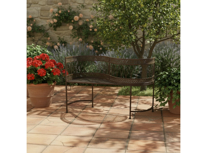 Banc confident fer 109x41x75cm