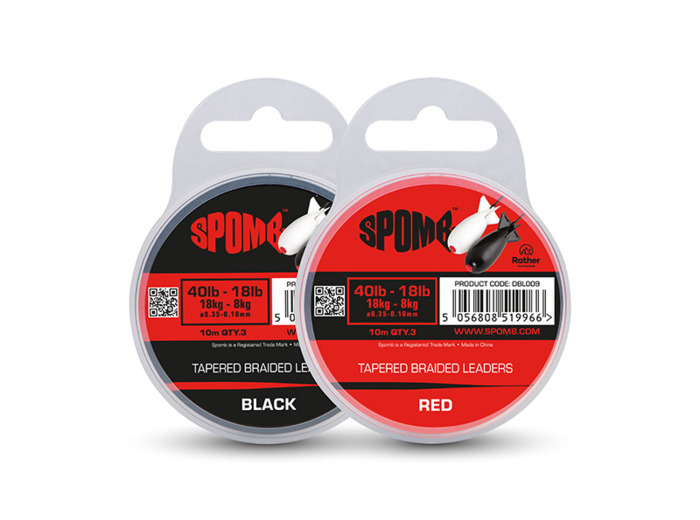 tapered braid leader 50lbs -18lb