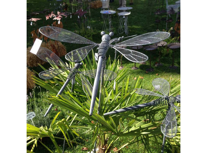 Tuteur mobile jardin Libellule 153x41x55cm