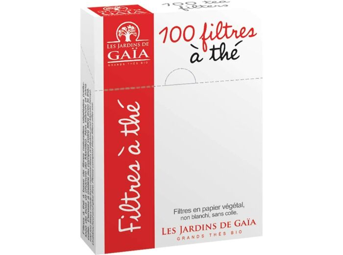 Filtres a the papier (100) LES JARDINS DE GAI