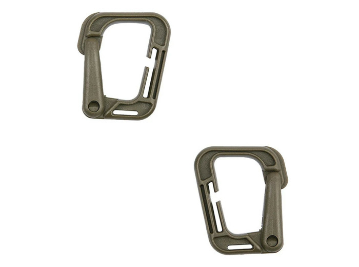 Lot de 2 mousquetons grimloc 101 inc