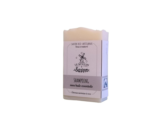 Shampoing solide sans parfum-100g-Le Moulin à savon