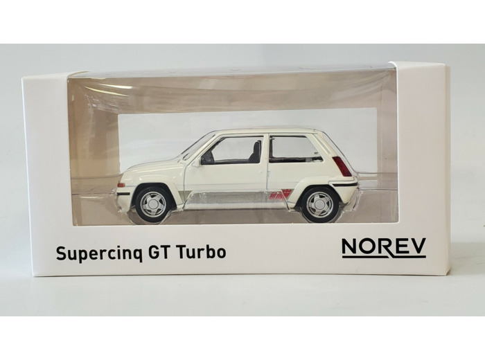 RENAULT SUPER CINQ GT TURBO NOREV 1/43 BOITE D'ORIGINE