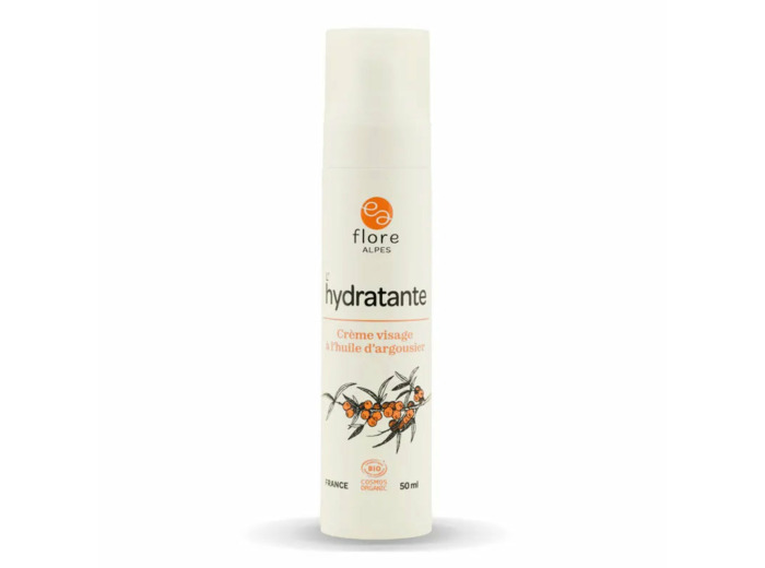 Crème Hydratante à l'Huile d'Argousier Bio-50 ml-Flore Alpes