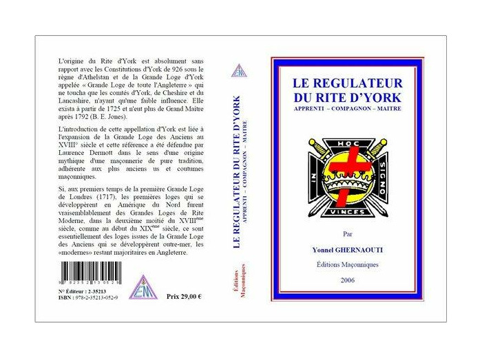 Le Régulateur du rite d'York