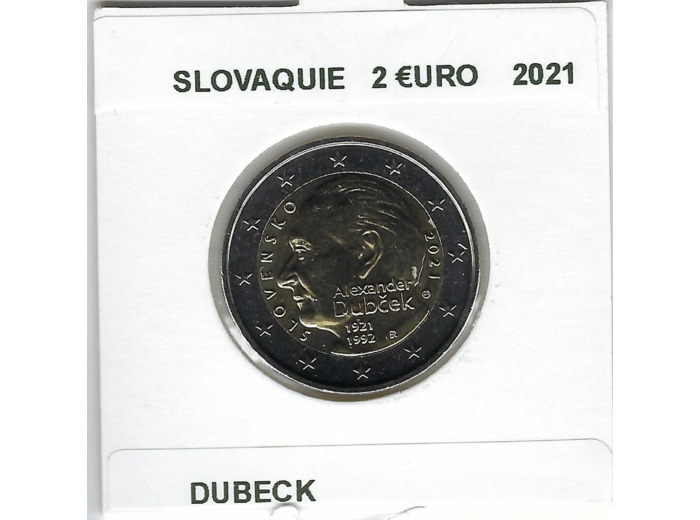 SLOVAQUIE 2021 2 EURO COMMEMORATIVE DUBECK SUP