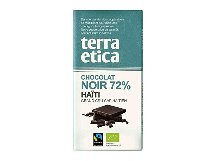 Chocolat noir Haïti 72% 100g Terra Etica