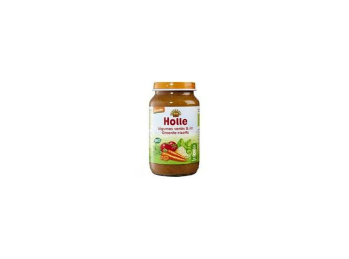 Petit pot légumes variés et riz 8 mois-220gr-Holle