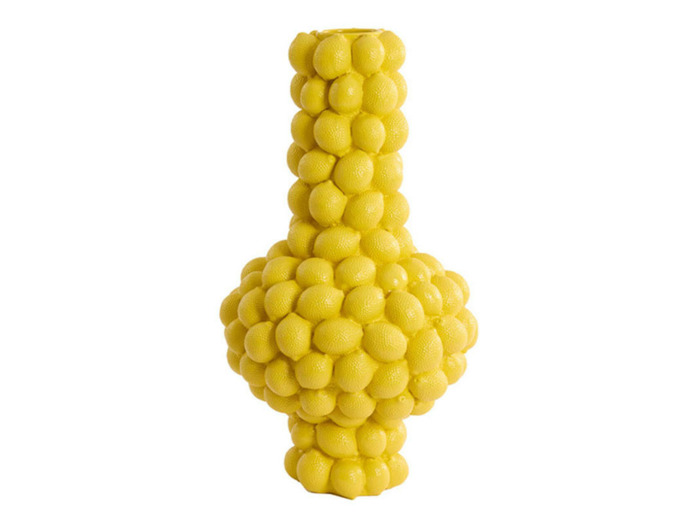 Vase déco citron jaune 62x32cm