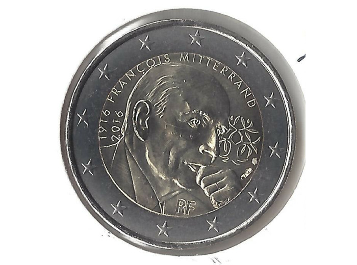 FRANCE 2016 2 EURO FRANCOIS MITTERRAND Etat SUP