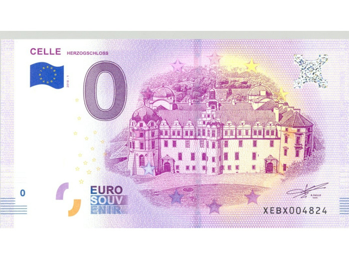 ALLEMAGNE 2018-1 CELLE BILLET SOUVENIR 0 EURO TOURISTIQUE NEUF