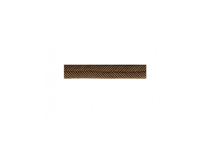 Double passepoil chevron 9mm au mètre col 62 517 Marron glacé