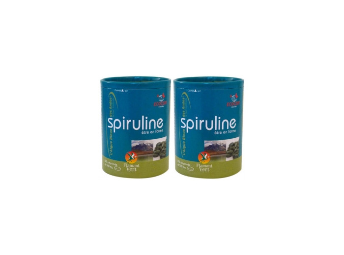 Spiruline 500mg Certifiée Ecocert Le lot de 2 x 300 comprimés