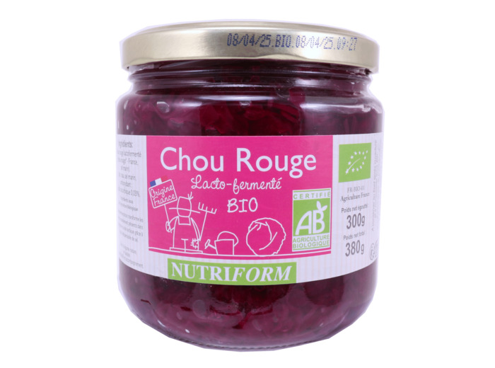 Chou Rouge Lacto-Fermenté Bio 380g