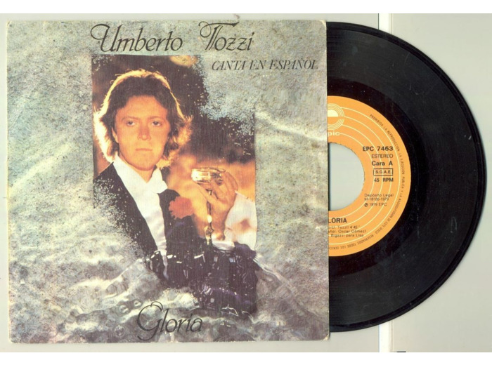45 Tours UMBERTO TOZZI "GLORIA / "MAMA MAREMMA" pressage ESPAGNE