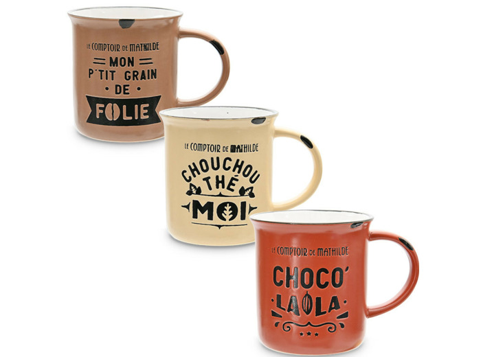 Mug Hot Choc 3 coloris au choix