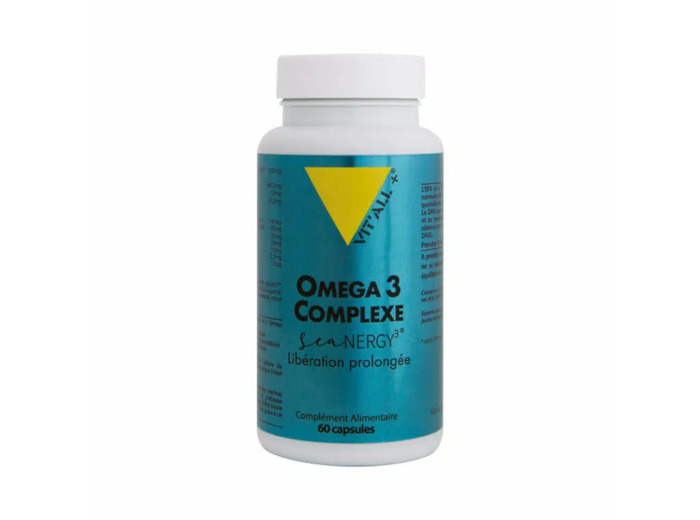 Oméga 3 complexe SeaNERGY3 – Libération prolongée-Vit'all+