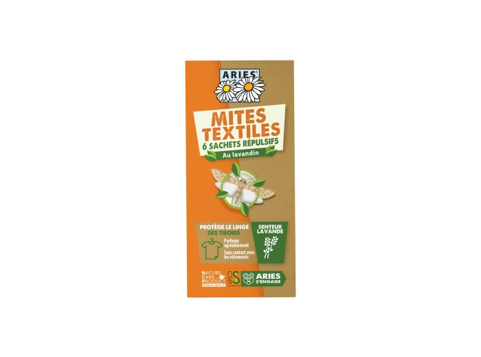 Mites Textiles sachets de protection des tiroirs 6 unités