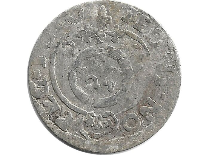 POLOGNE - SIGISMUND III 3 POLKER argent 1622 1gr03 TB-