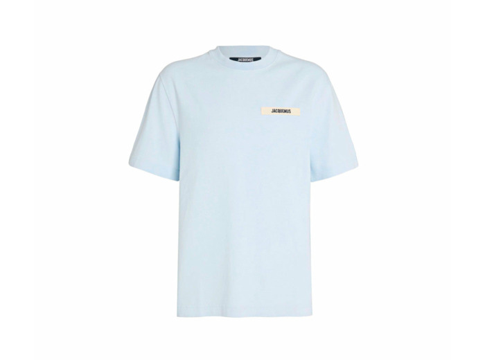 Jacquemus Le t-shirt Gros Grain Bleu Clair