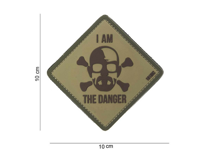 Patch 3D PVC " I am the danger " sable