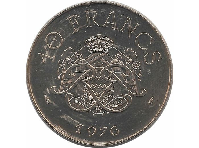 MONACO 10 FRANCS 1976 FDC