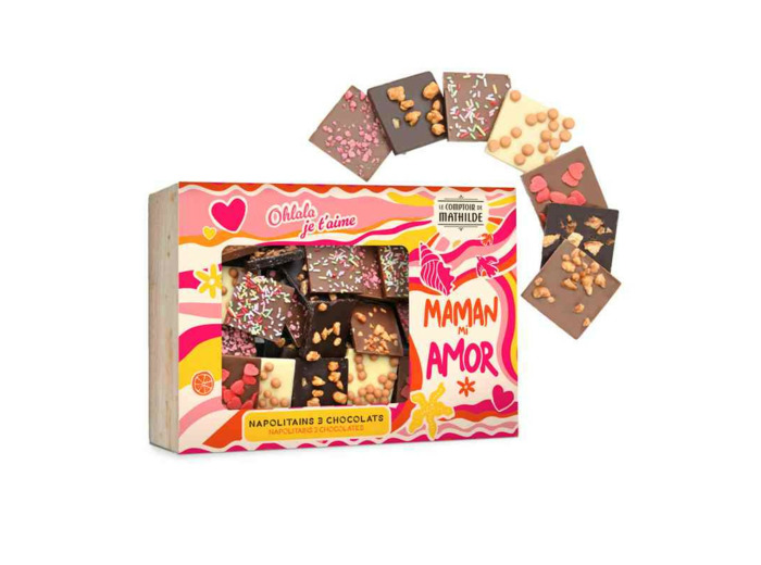 Coffret Napolitains Fête des Mères 300G