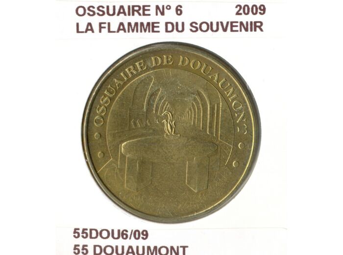 55 DOUAUMONT OSSUAIRE N6 LA FLAMME DU SOUVENIR 2009 SUP-