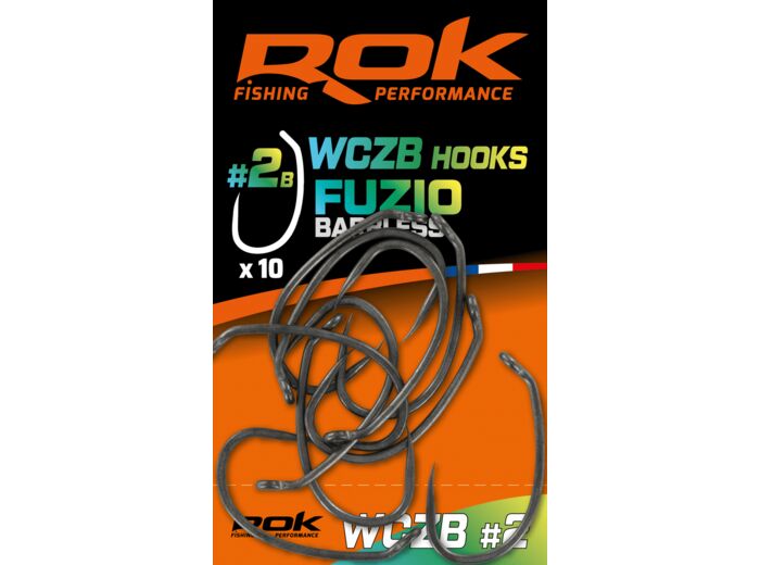 hook fuzio barbless rok