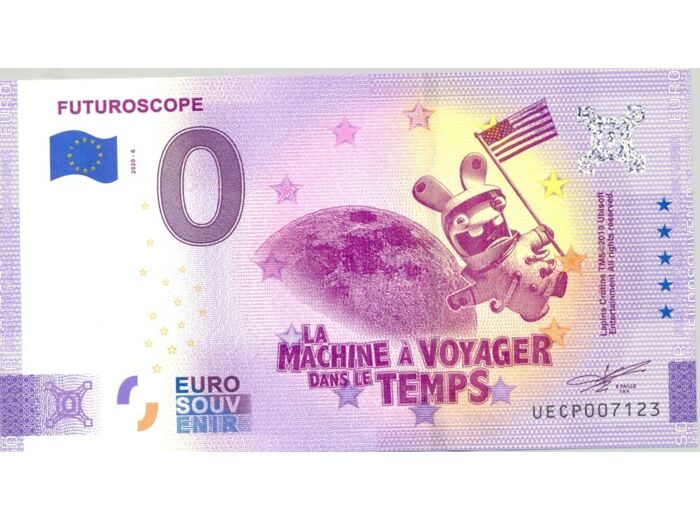 86 JAUNAY CLAN 2020-6 FUTUROSCOPE MACHINE A VOYAGER DANS LE TEMPS BILLET 0 EURO