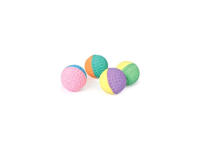 Balles éponge en forme de balles de golf - 4x 4cm