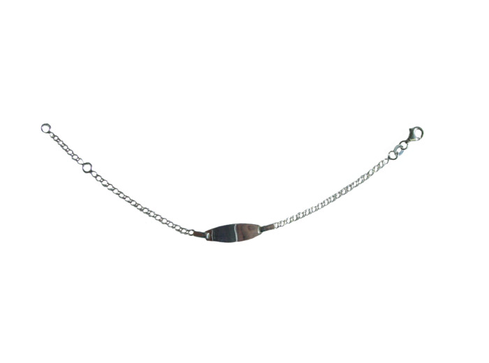 Bracelet en Argent 925 - IDENTITE BB D.ROMBO 16CM