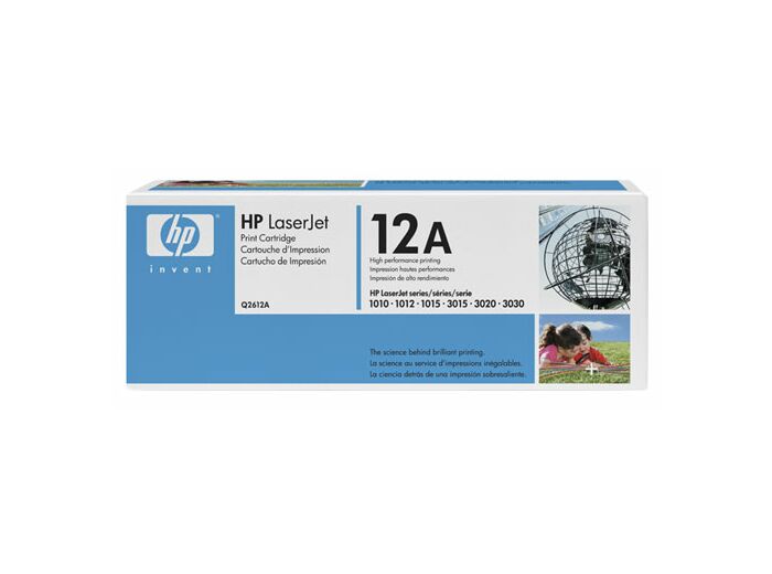 HP LaserJet - Q2612A - Cartouche toner - Noir