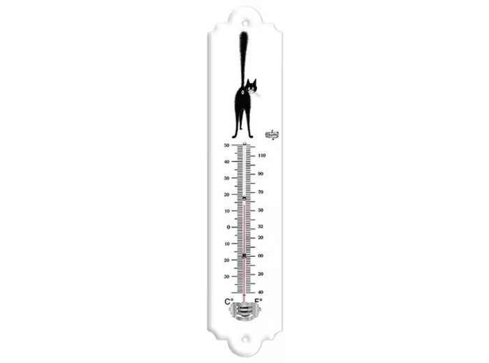 Thermomètre métal Le Chat - 3ème oeil.