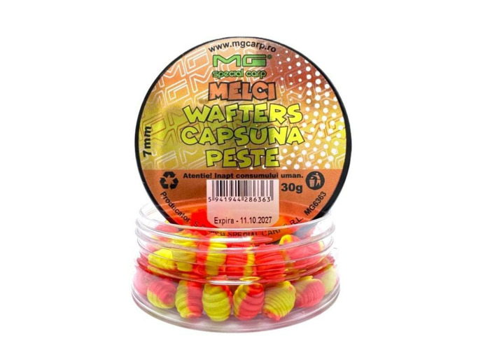snail wafter fraise poisson MG