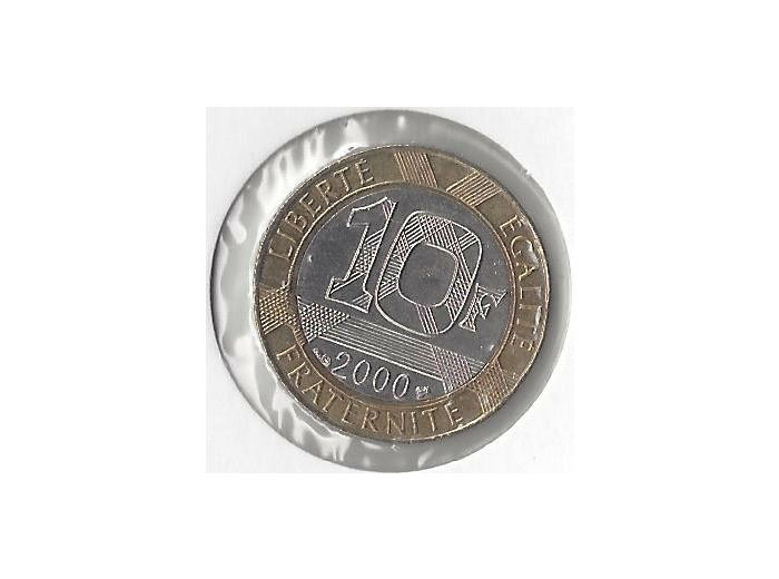 FRANCE 10 FRANCS GENIE 2000 TTB+