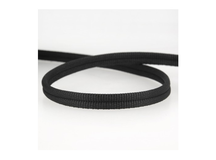 Double passepoil 518 noir C14 9mm 100%polyester le mètre
