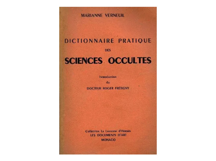 Dictionnaire Pratique des sciences occultes