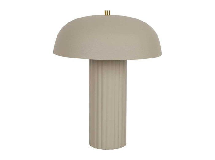 Lampe Design à Poser Arty en Fer Gris 30x11x36cm