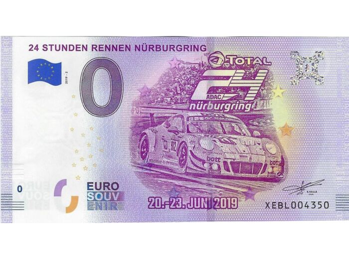 ALLEMAGNE 2019- 2 24 STUDEN RENNEN BILLET SOUVENIR 0 EURO TOURISTIQUE  NEUF