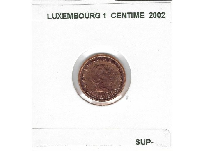LUXEMBOURG 2002 1 CENTIME SUP