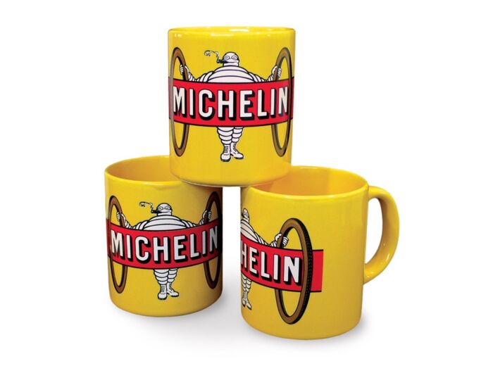 Mug céramique Michelin - Bibendum Pneu Vélo - 330 ml - Email Réplica.