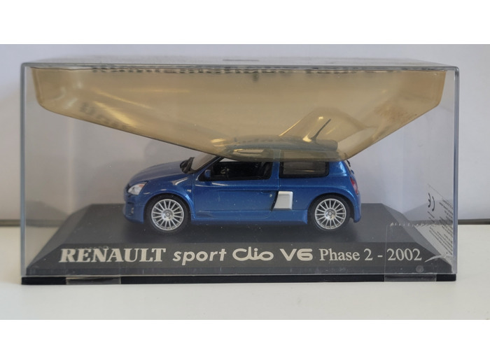 RENAULT CLIO V6 phase 2 2002 1/43 BOITE D'ORIGINE