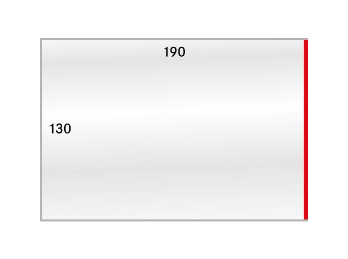 ETUIS PLASTIQUE 190 X 130 MM 885P (lindner)