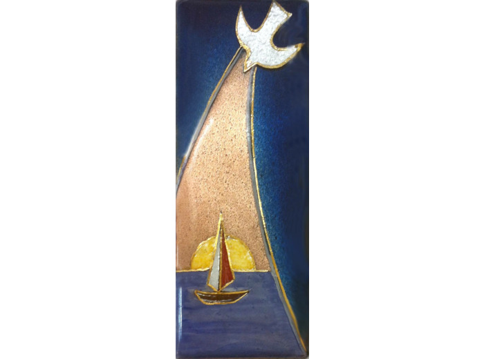 Voie lumineuse 12X5cm - EMAUX DU LIBAN