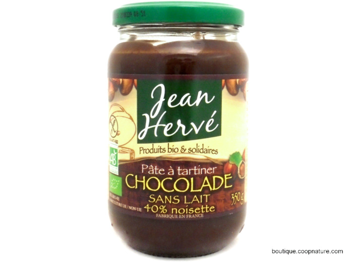 Pâte à Tartiner Chocolade Sans Lait Bio 350g