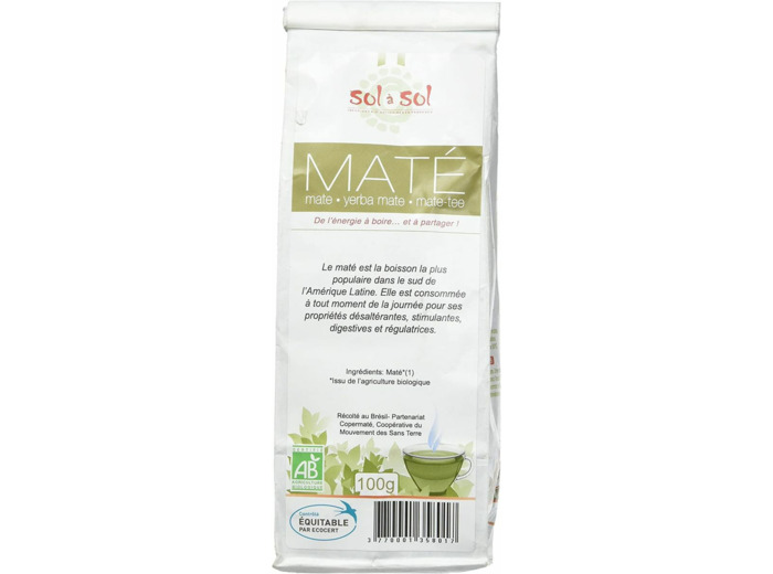 Mate vert 100g Sol a Sol