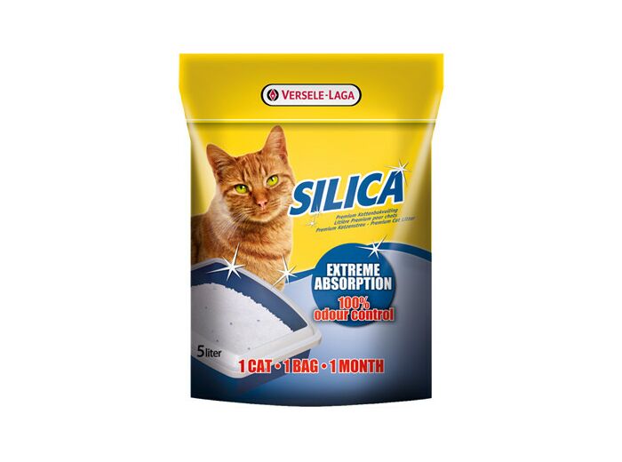 Litière de silice pour chat - 5L