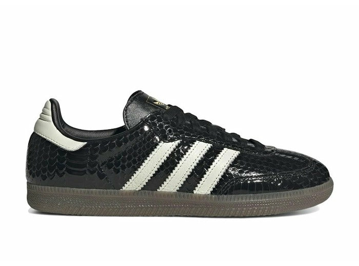 adidas Samba OG Patent Snakeskin Black Off White (Femme)